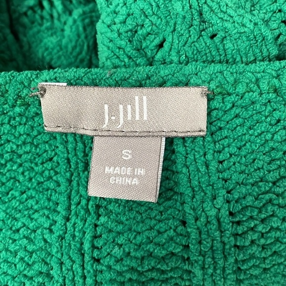 J.Jill Green Cable Knit Sweater - Picture 4 of 5